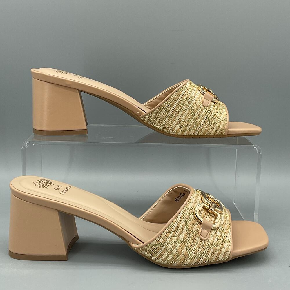 NEW Good Choice Shoes Women’s Wanda Slide Sandals Beige Size 9
